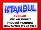 istanbul avcılar da emlak konut projesinin hemen yanı başında arsa tapulu 175 m2 arsa