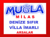 muğla da denizin sıfır noktasına çok yakın site içinde kapı numaraları belirli villa imarlı arsalar