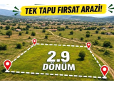 kütahya domaniç te yerleşime 300 metre mesafede 2.900 m2 yatırım için fırsat arazi