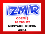 izmir ödemiş te 10.200 m2 yatırım için kupon arsa