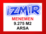 izmir menemen de manisa otobanın dibinde yol su elektrik olan düz konum ekime hazır 9.275 m2 tarla